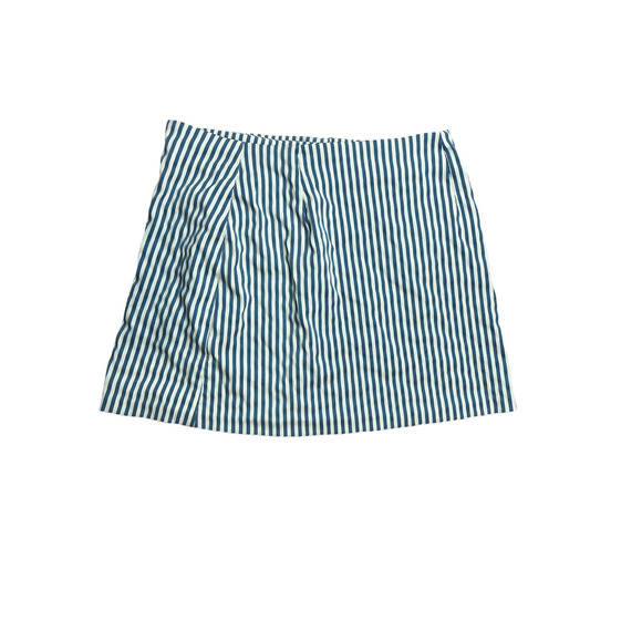 ASOS Blue White Striped Button Down Skirt Size 16 - Picture 4 of 5